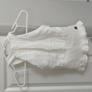 Abercrombie white halter XS
